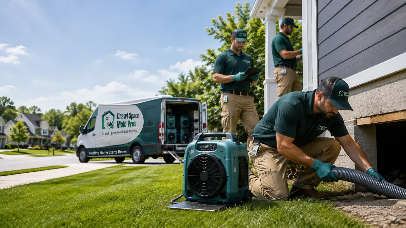 Crawl Space Mold Removal in Smithfield, IL